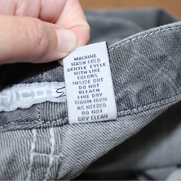 CHICOS PLATINUM Gray black wash boot cut  jeans denim pants Sz 2.5 (US 14) - Picture 4 of 9